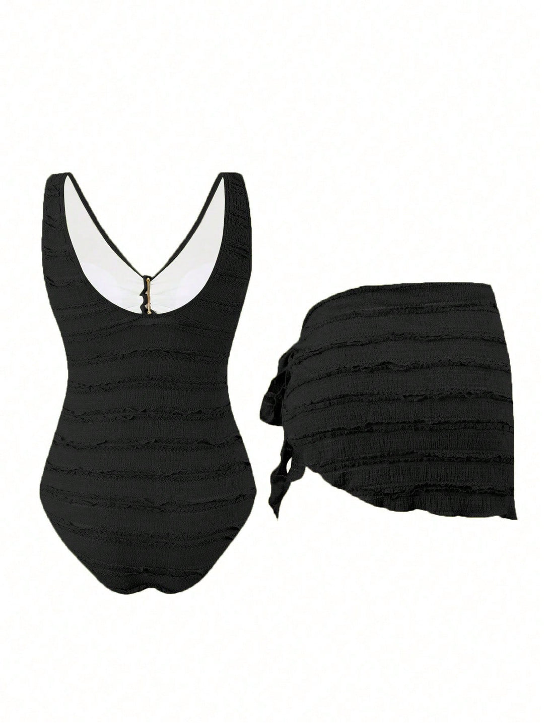 Costum de baie SHEIN, negru
