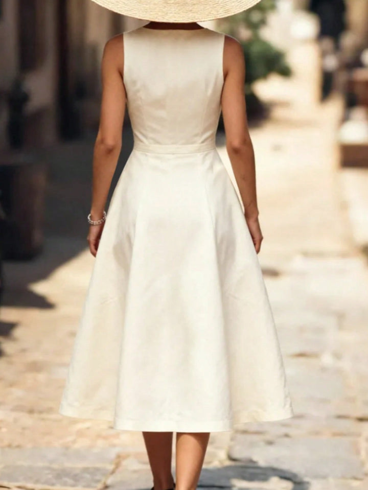 Rochie midi SHEIN, alb