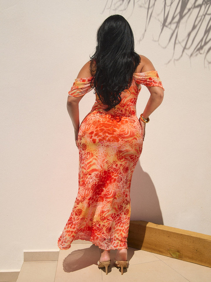 Rochie SHEIN, portocaliu
