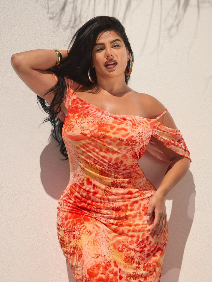 Rochie SHEIN, portocaliu