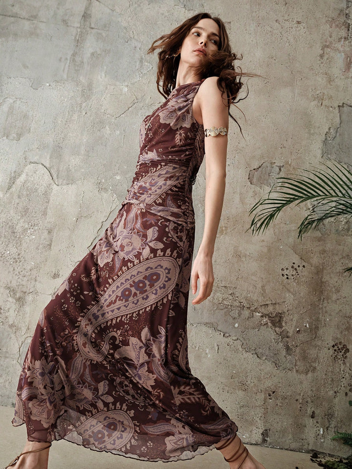 Rochie maxi SHEIN, mix culori