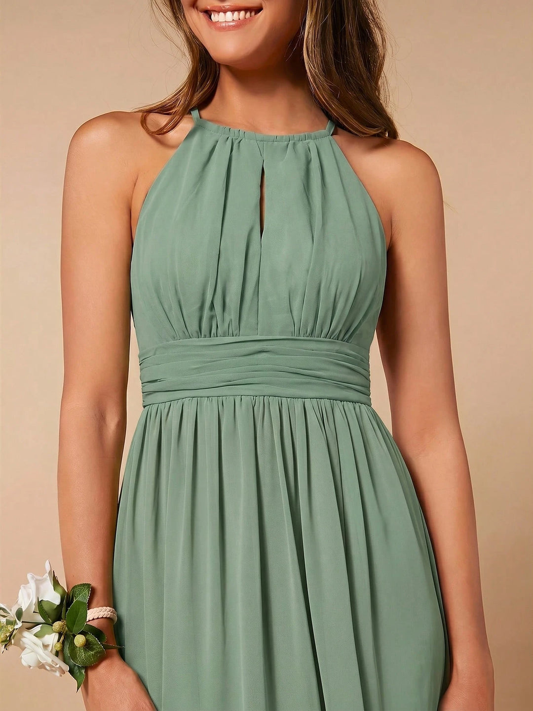 Rochie maxi SHEIN, verde