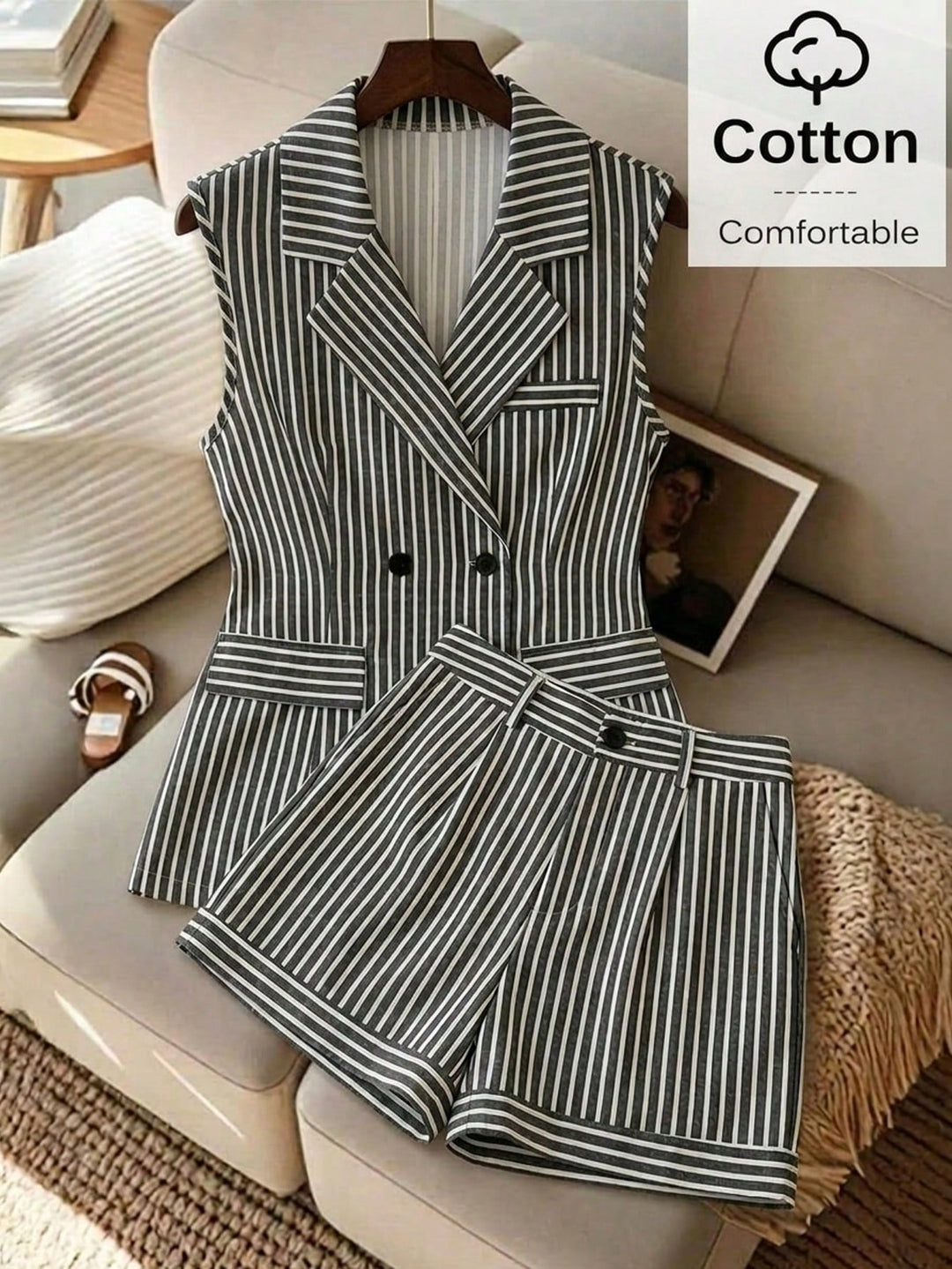 Costum SHEIN, mix culori