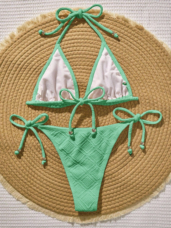Set bikini SHEIN, turcoaz