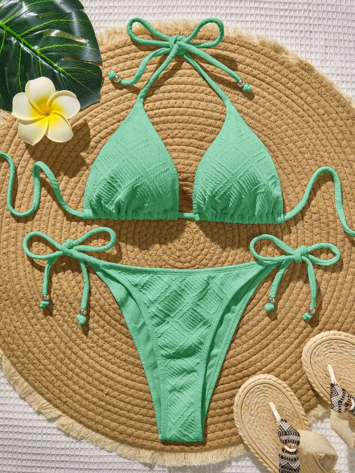 Set bikini SHEIN, turcoaz