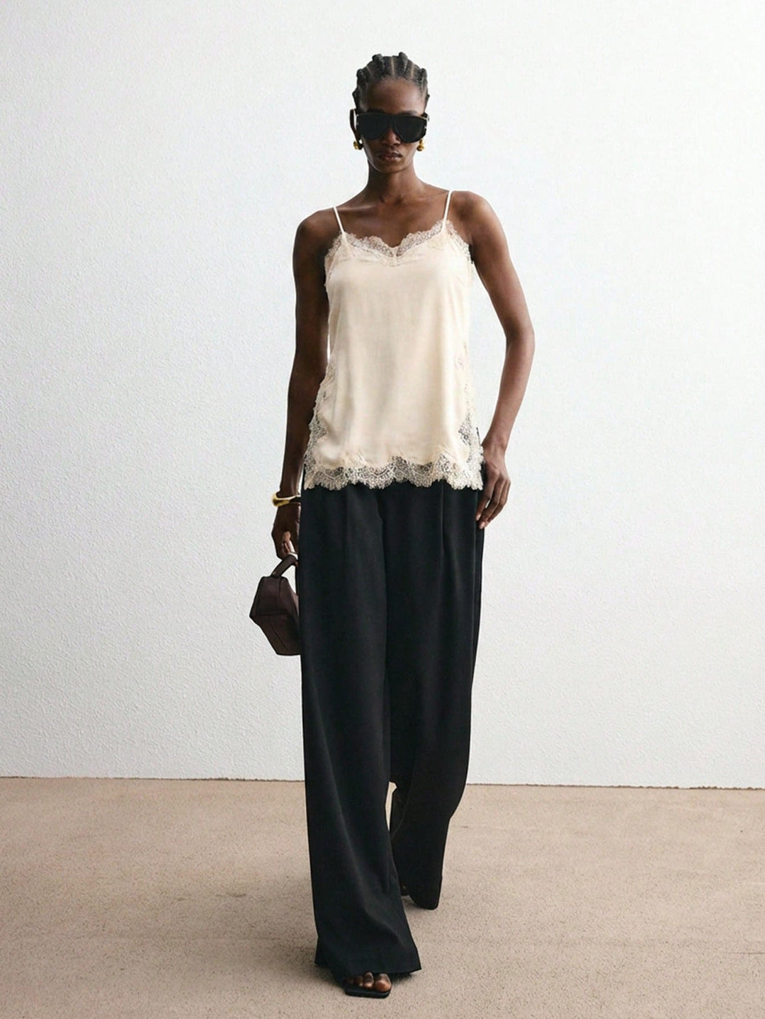 Top SHEIN, alb