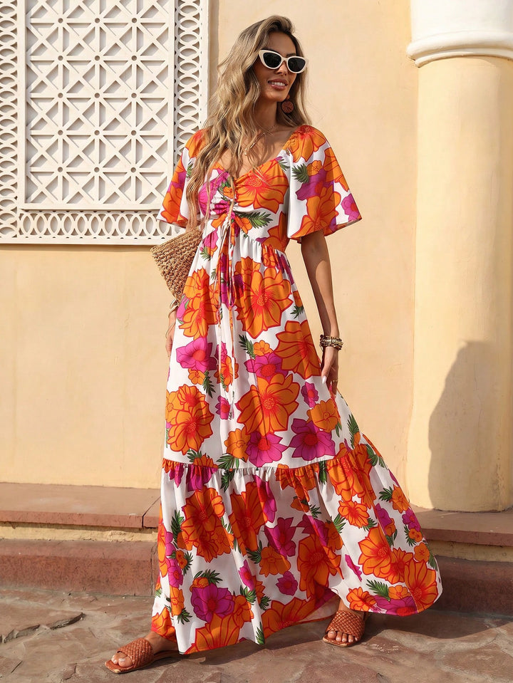 Rochie maxi SHEIN, alb