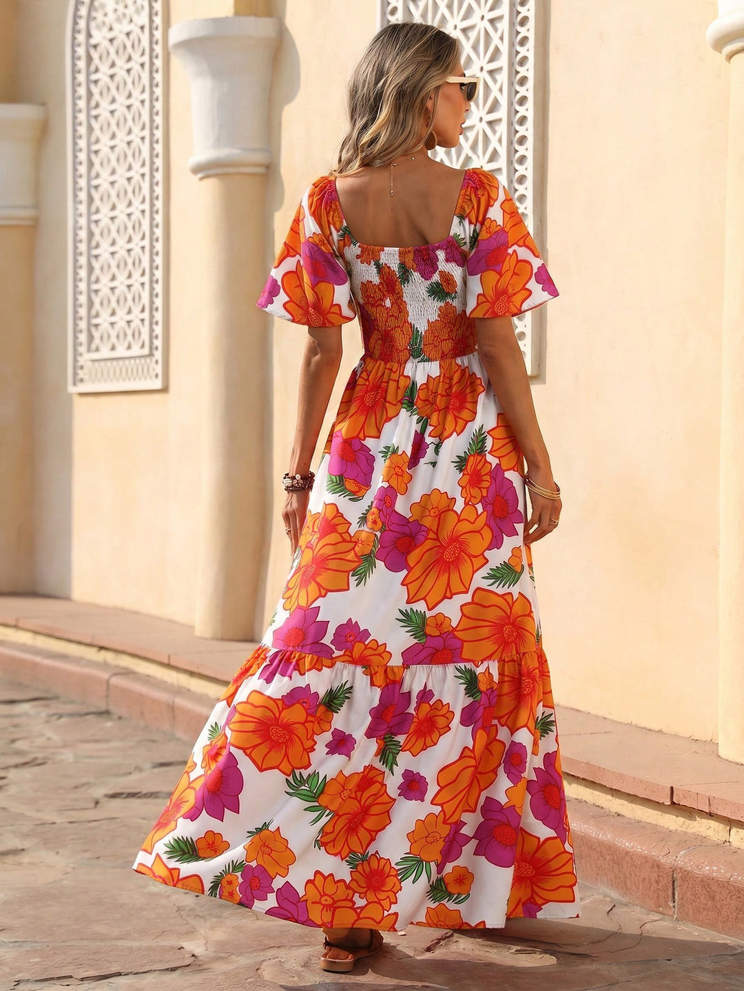 Rochie maxi SHEIN, alb