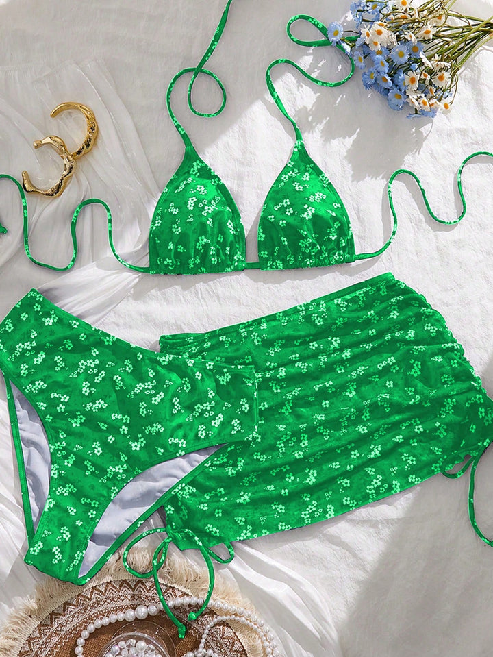 Set bikini SHEIN, verde