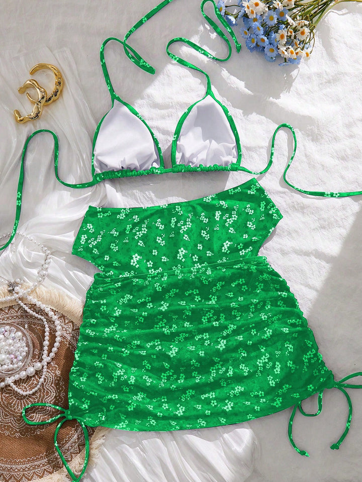 Set bikini SHEIN, verde