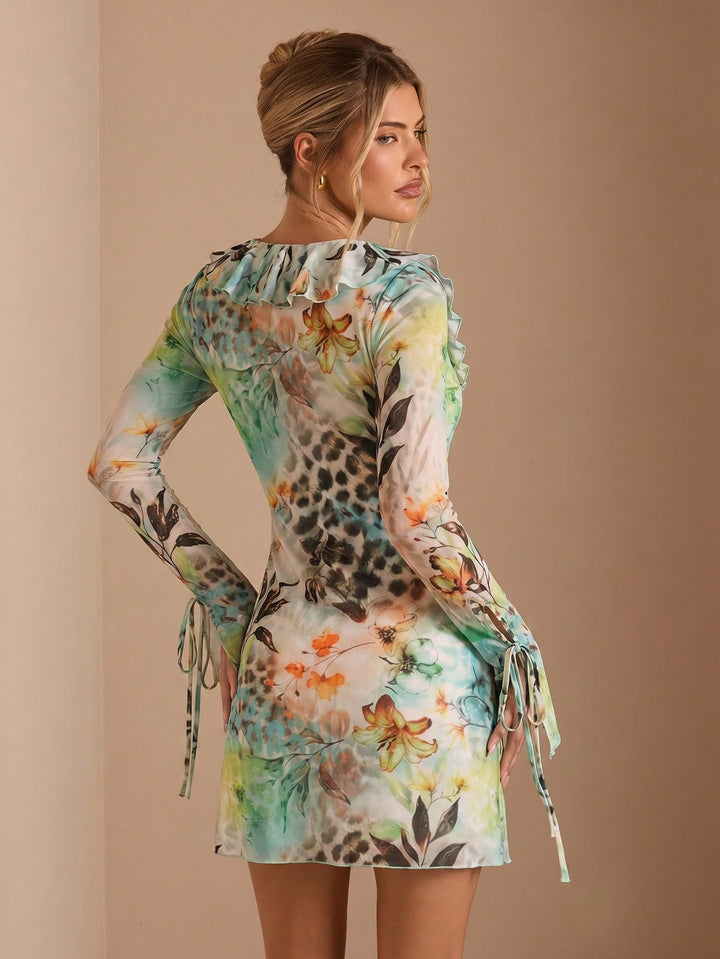 Rochie mini SHEIN, bej