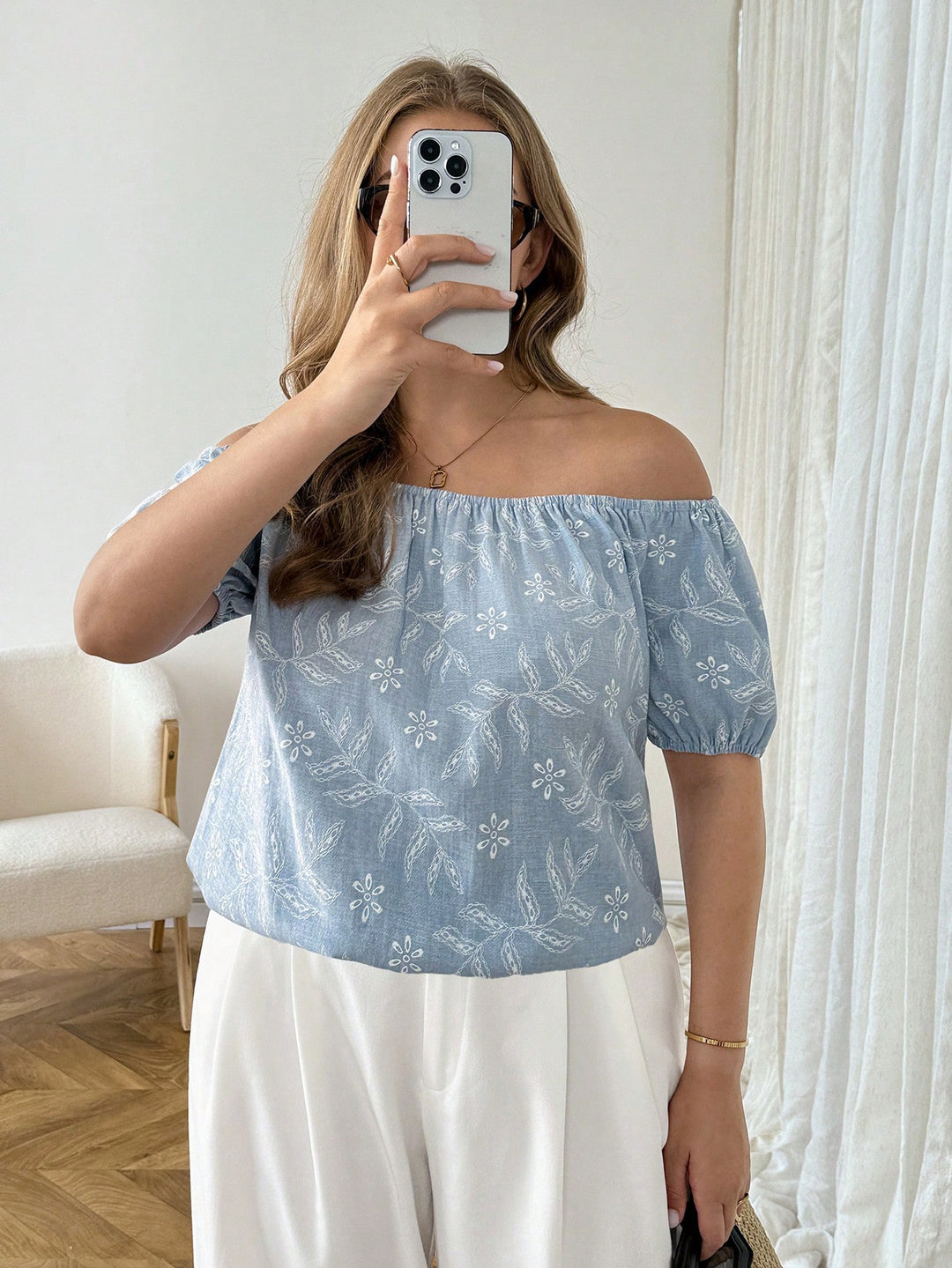 Bluză SHEIN, albastru