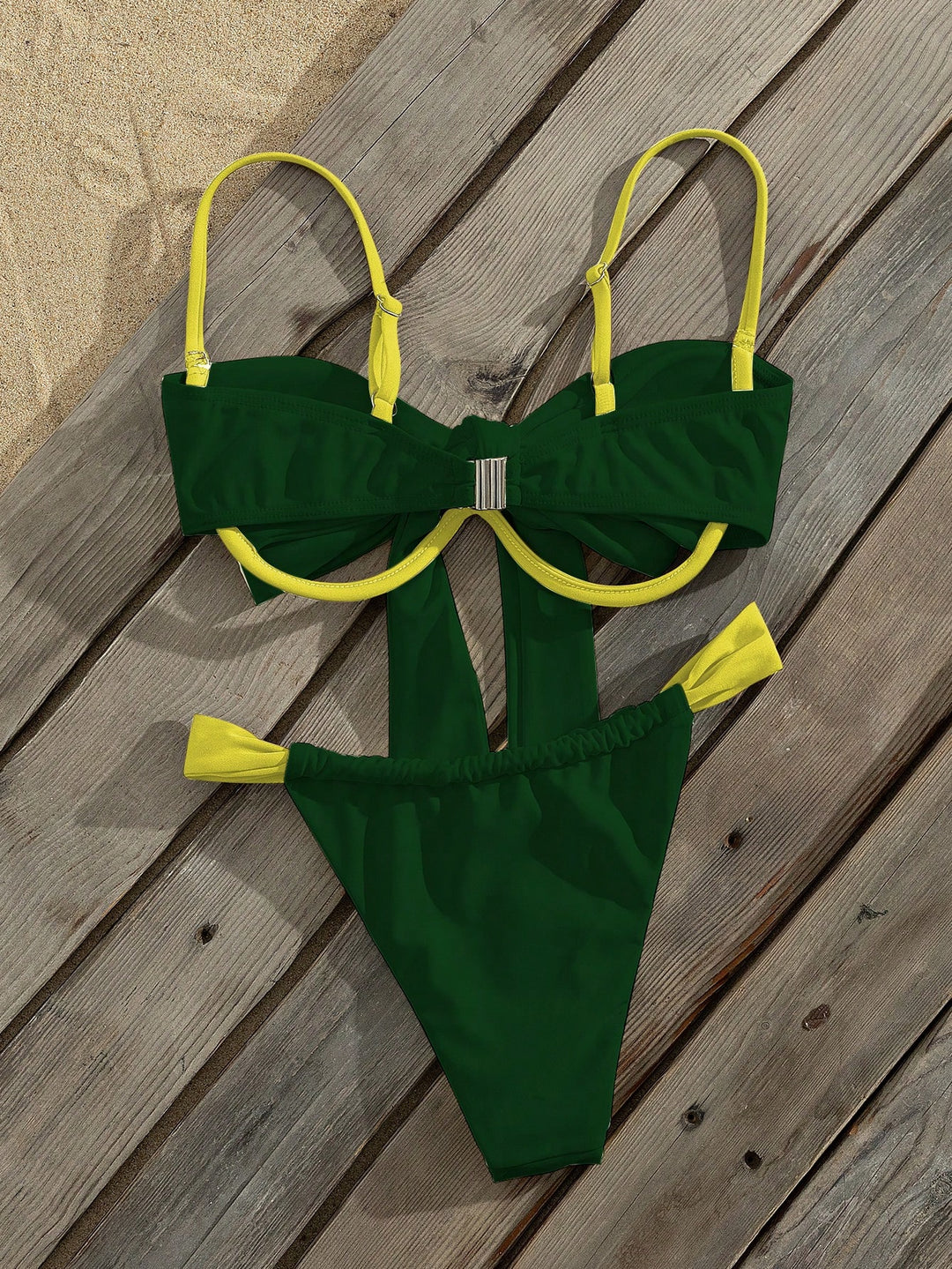 Set bikini SHEIN, verde