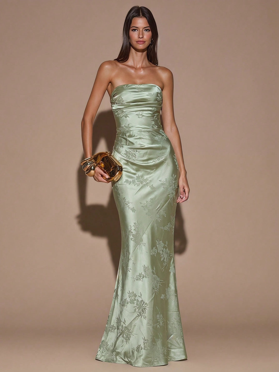 Rochie maxi SHEIN, verde