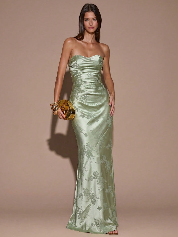 Rochie maxi SHEIN, verde