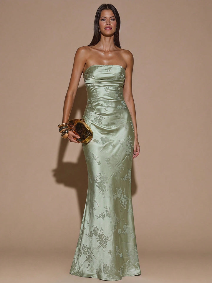 Rochie maxi SHEIN, verde