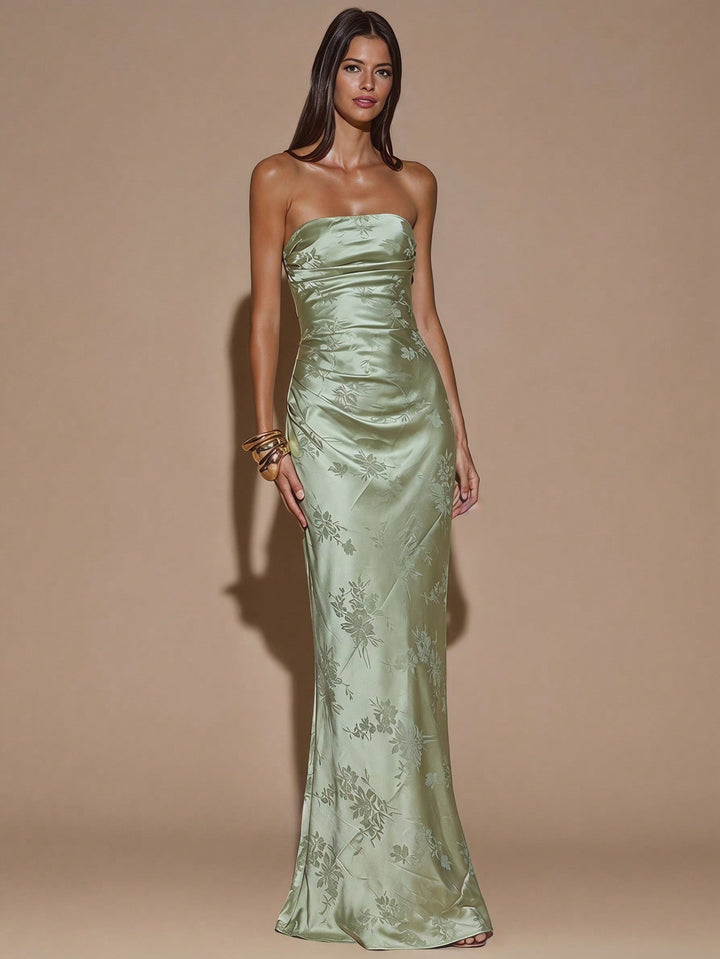 Rochie maxi SHEIN, verde