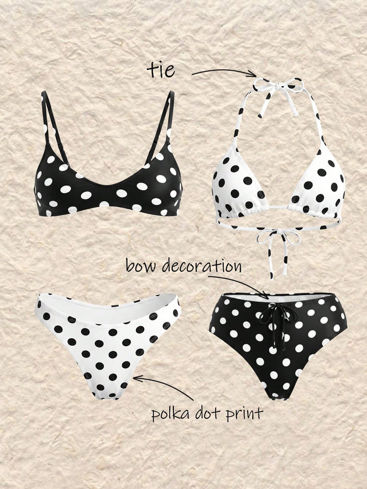 Set bikini SHEIN, negru