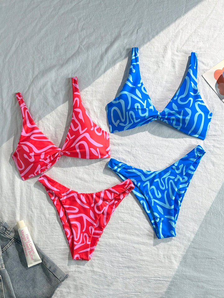 Set bikini SHEIN, mix culori