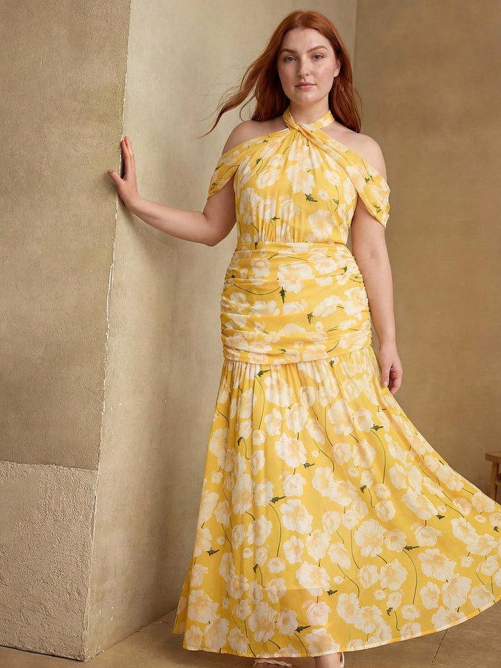 Rochie maxi SHEIN, mix culori