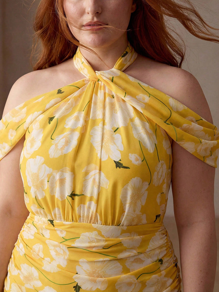 Rochie maxi SHEIN, mix culori