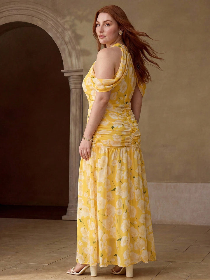 Rochie maxi SHEIN, mix culori