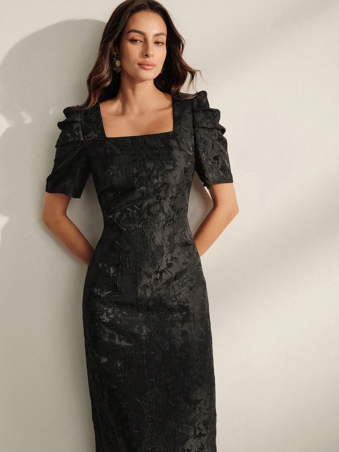Rochie maxi SHEIN, negru