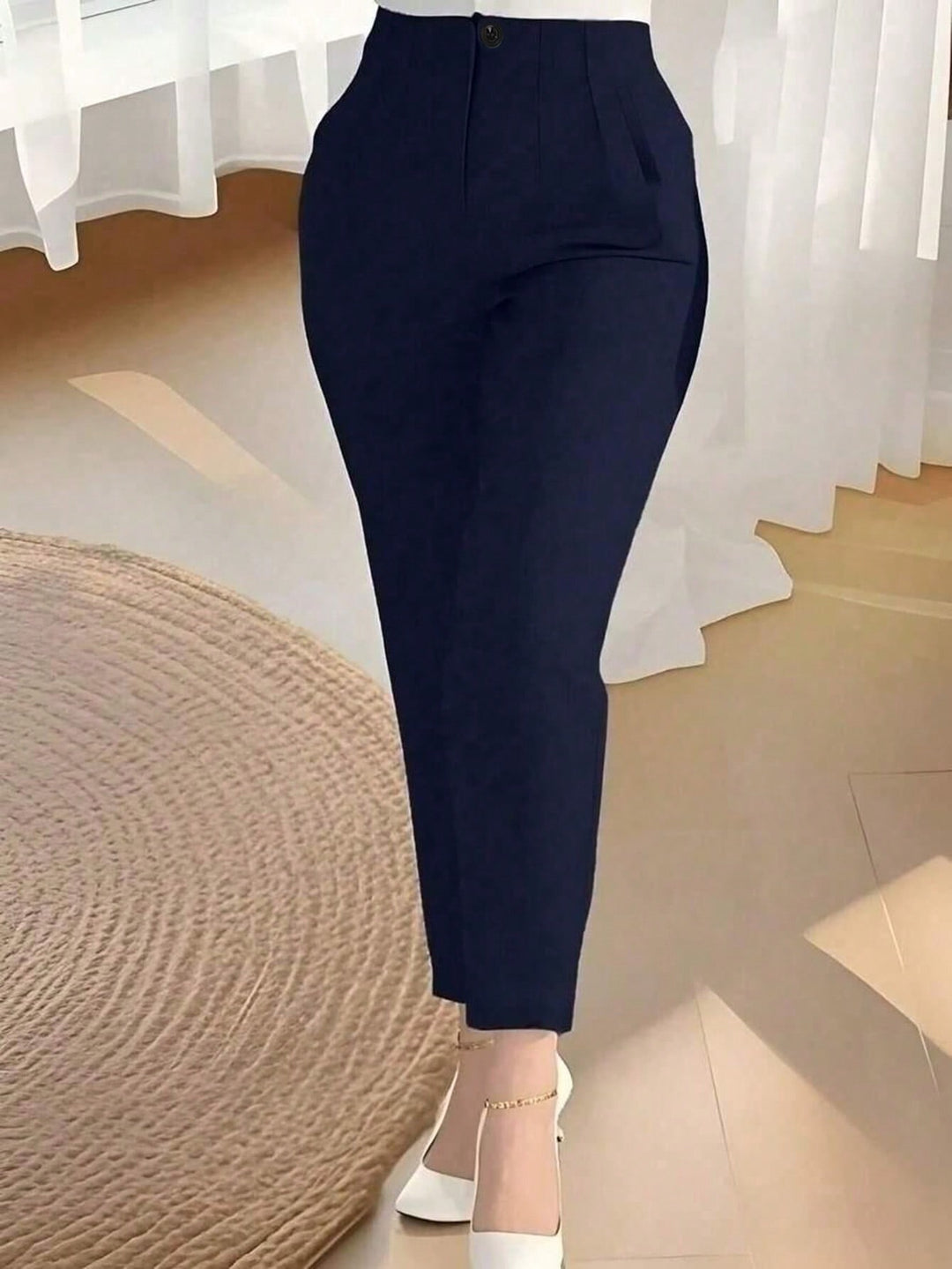 Pantaloni SHEIN, albastru