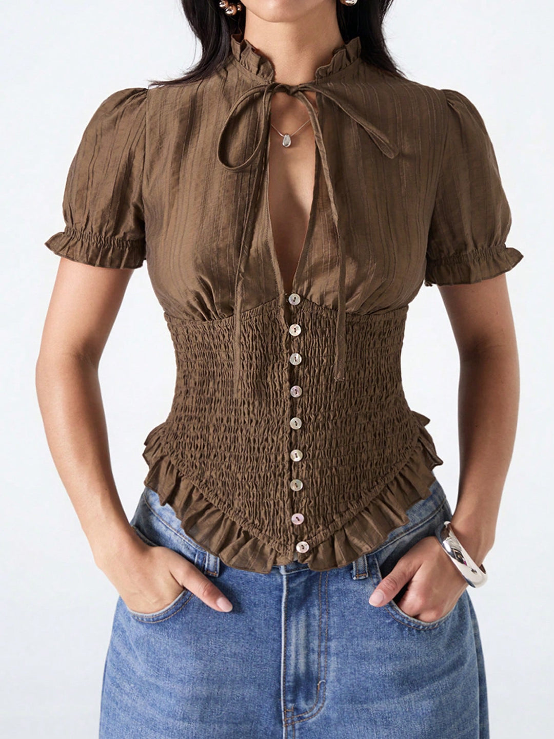 Bluza SHEIN, maro