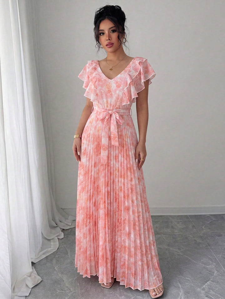 Rochie maxi SHEIN, mix culori