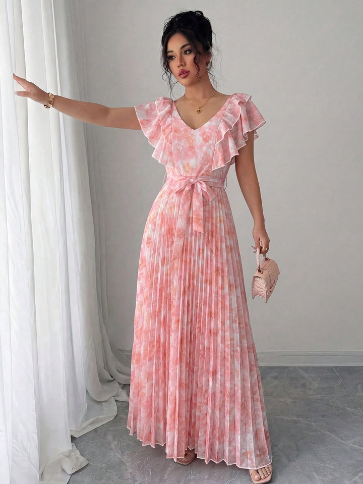 Rochie maxi SHEIN, mix culori