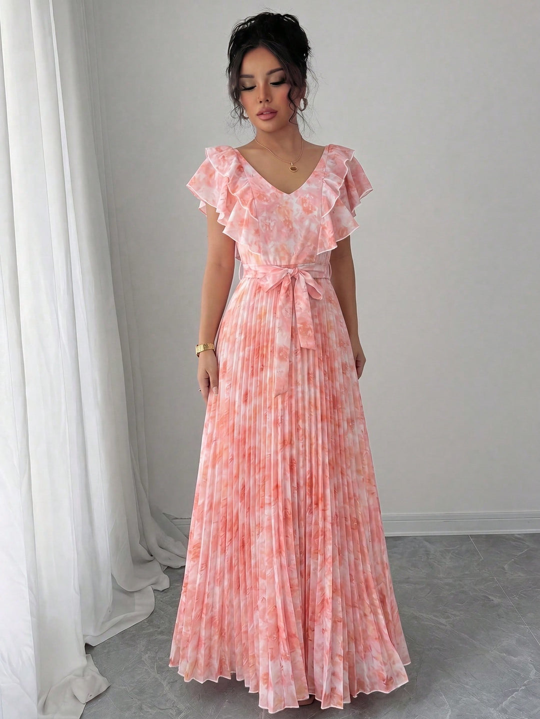 Rochie maxi SHEIN, mix culori