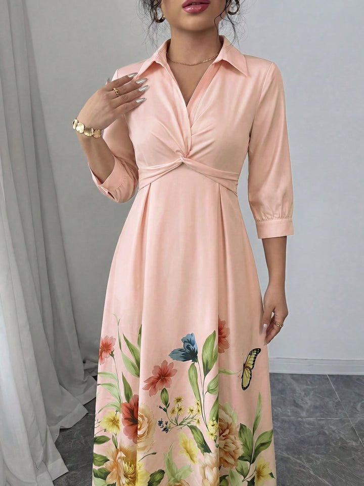 Rochie maxi SHEIN, mix culori