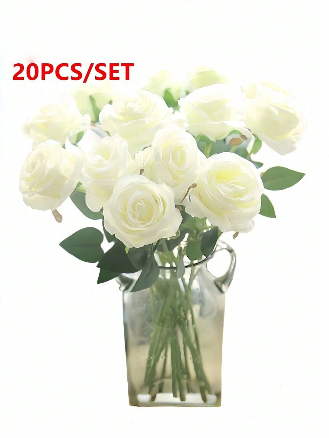 Floari artificiale SHEIN, alb
