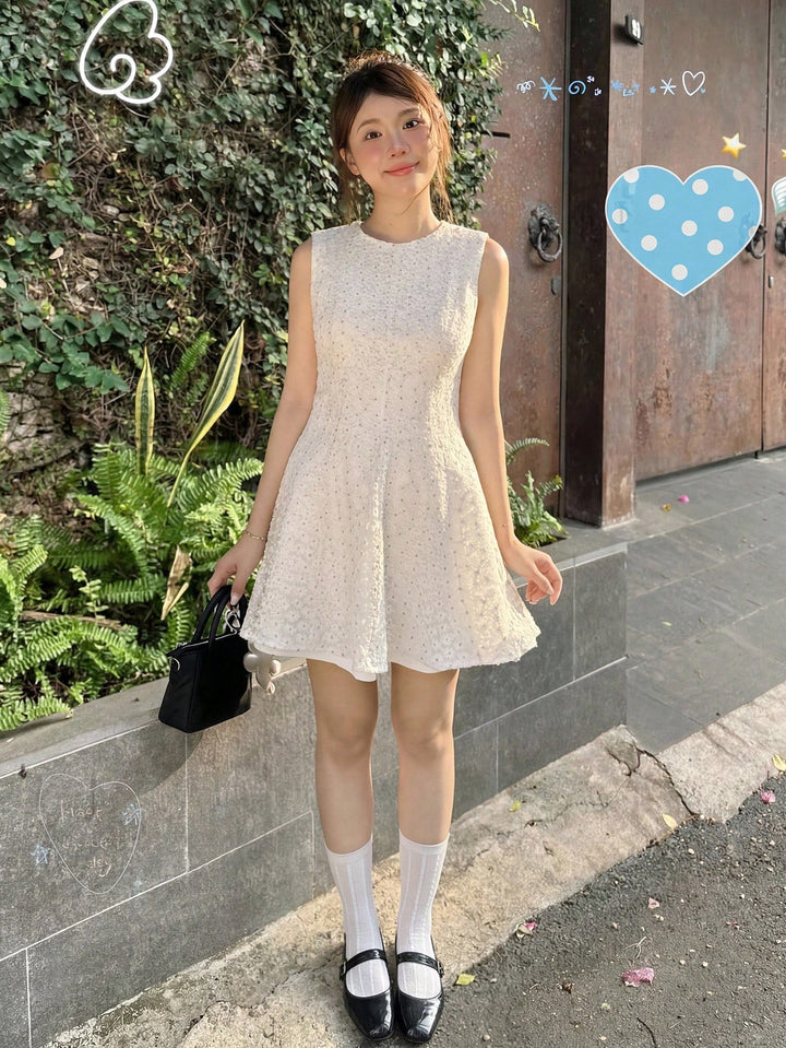 Rochie scurtă SHEIN, bej