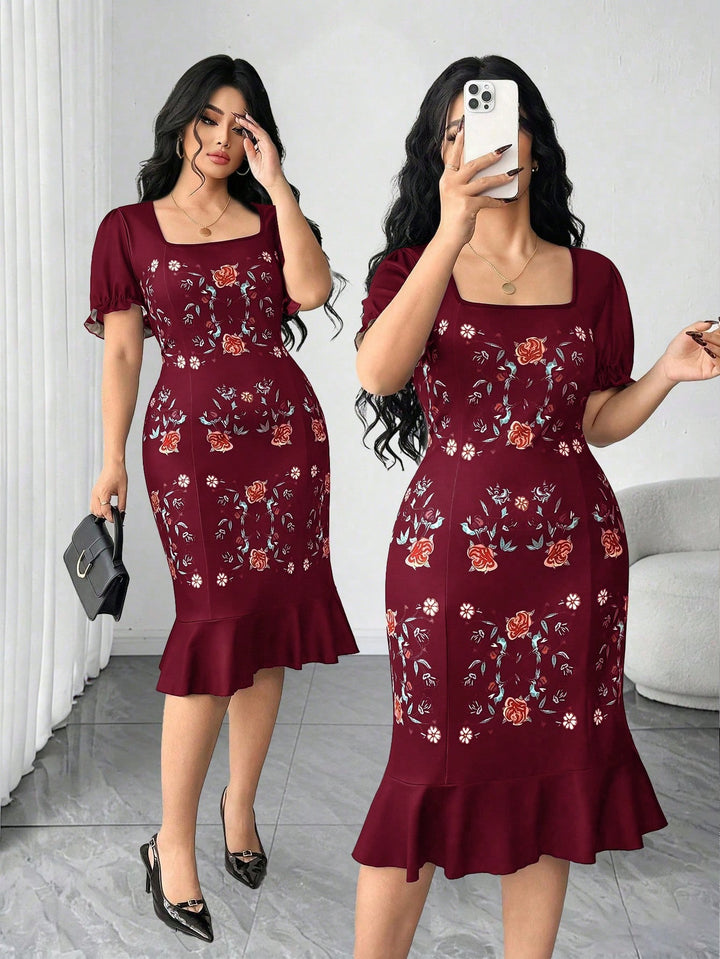 Rochie SHEIN, vișiniu