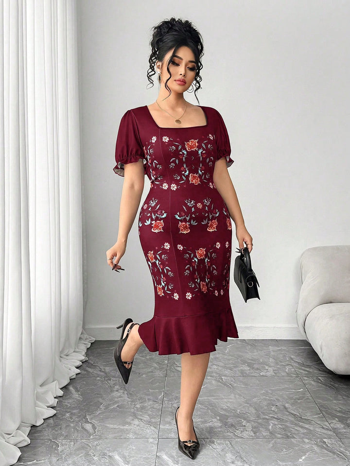 Rochie SHEIN, vișiniu