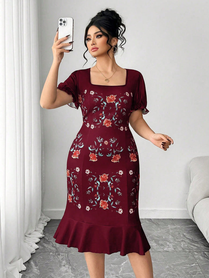 Rochie SHEIN, vișiniu