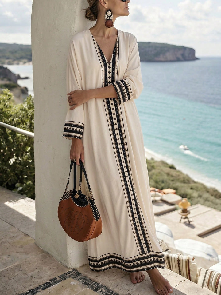 Rochie maxi SHEIN, mix culori