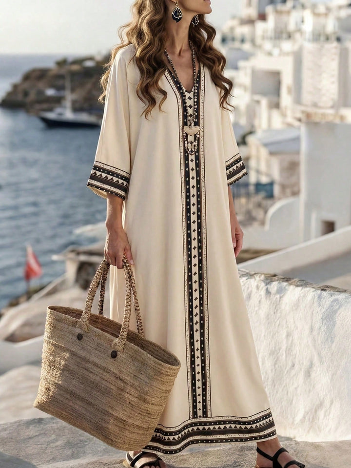 Rochie maxi SHEIN, mix culori