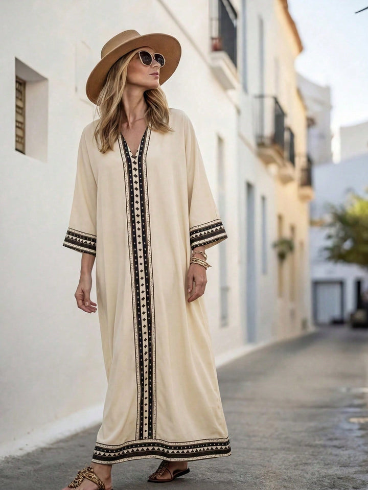 Rochie maxi SHEIN, mix culori