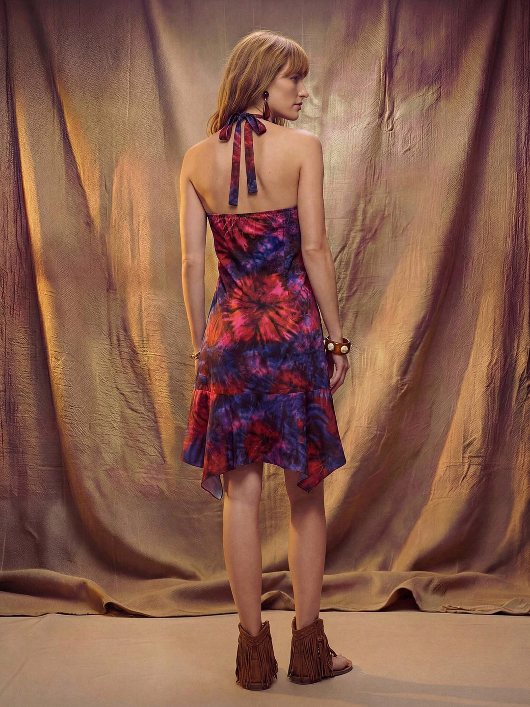 Rochie midi SHEIN, mix culori