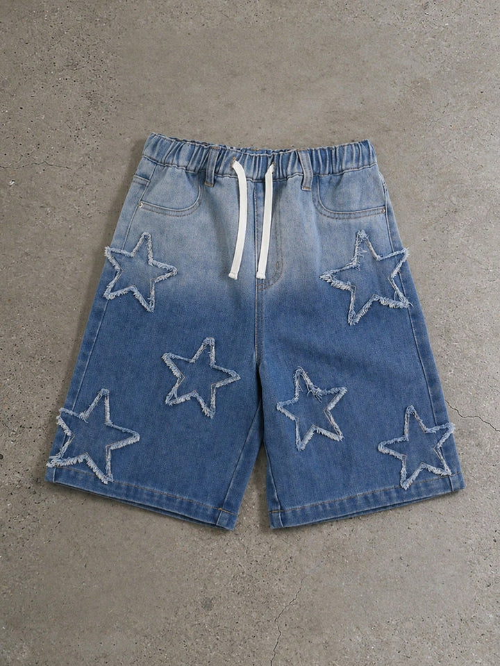 Pantaloni scurți SHEIN, albastru