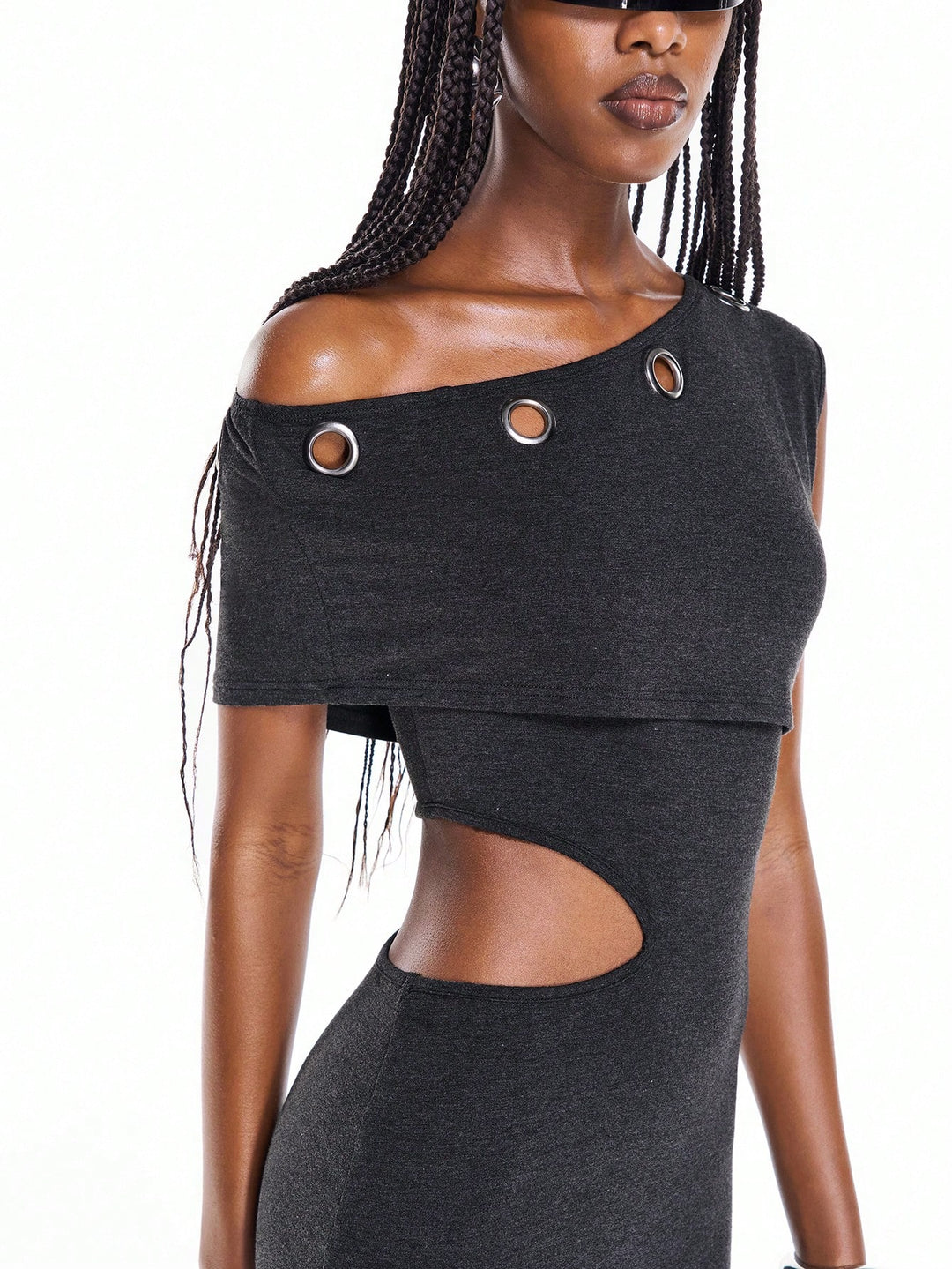 Rochie scurtă SHEIN, gri