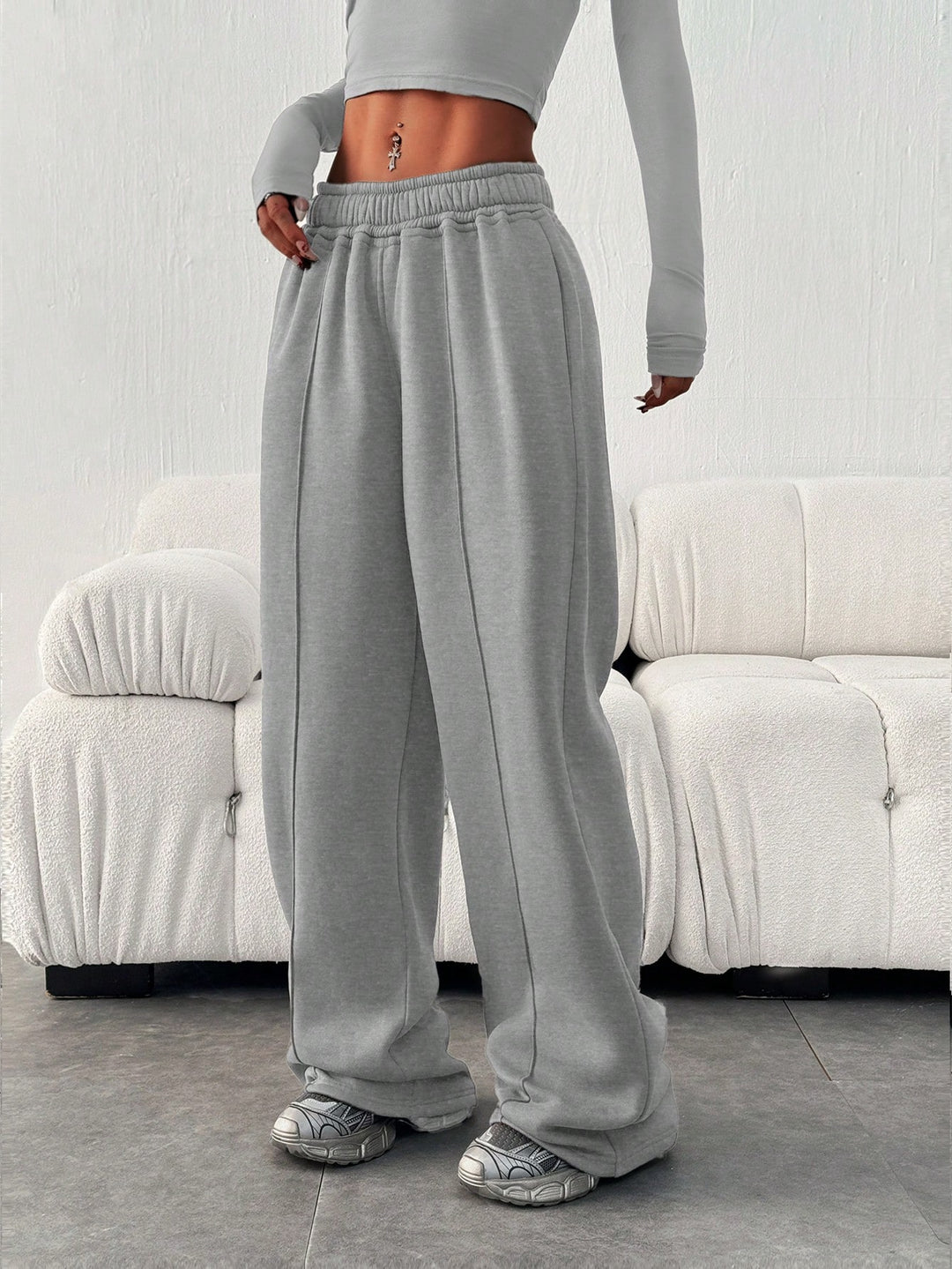 Pantaloni SHEIN, gri