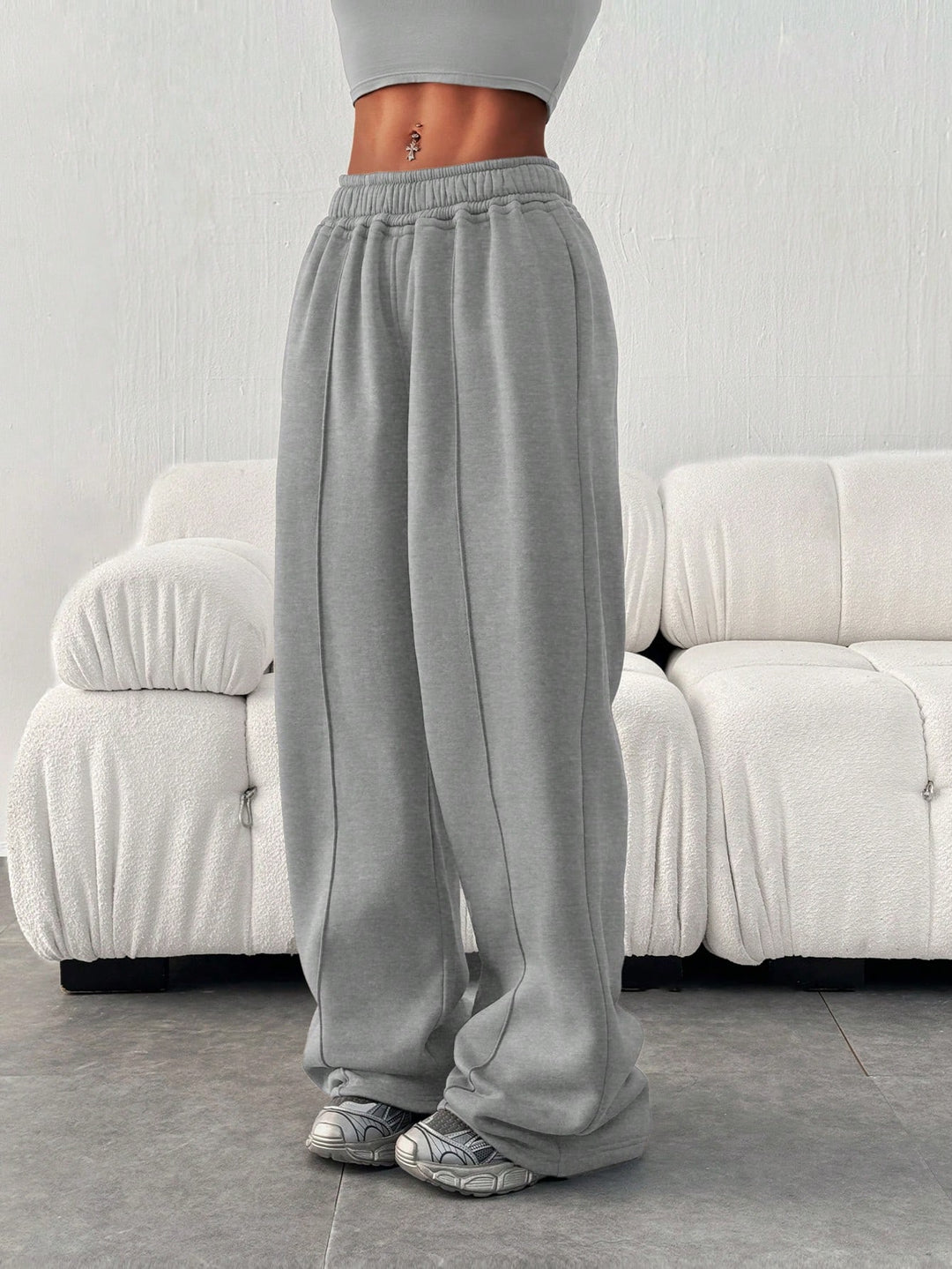 Pantaloni SHEIN, gri