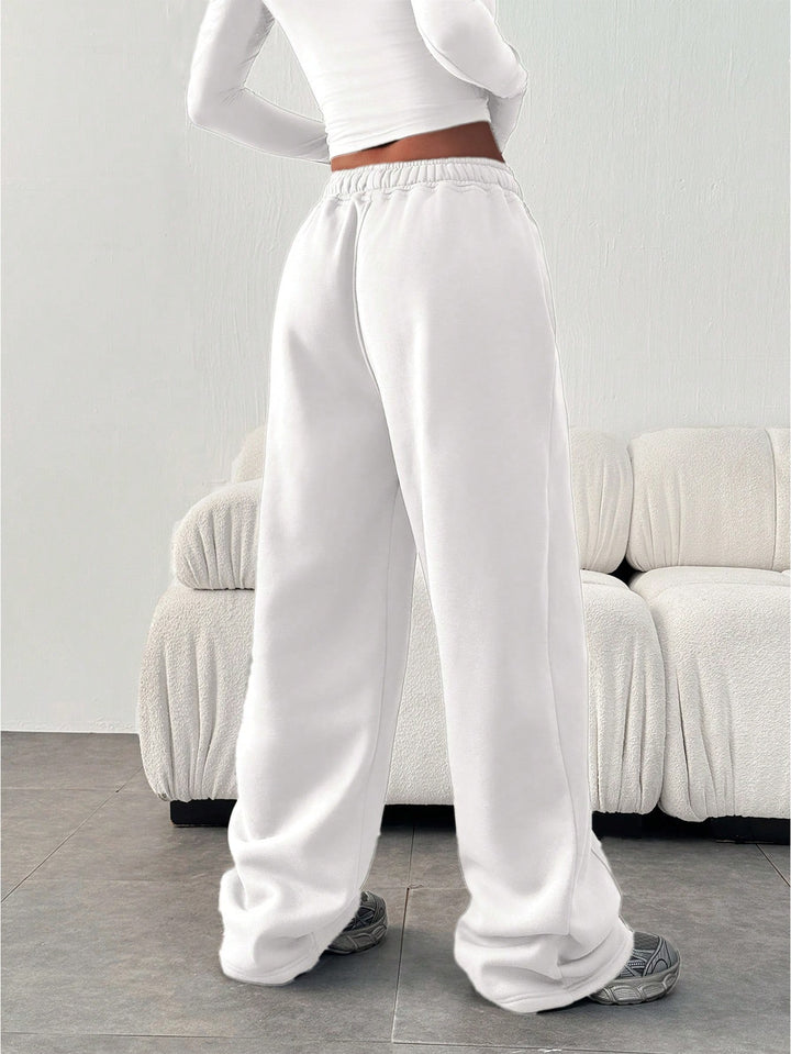 Pantaloni SHEIN, alb