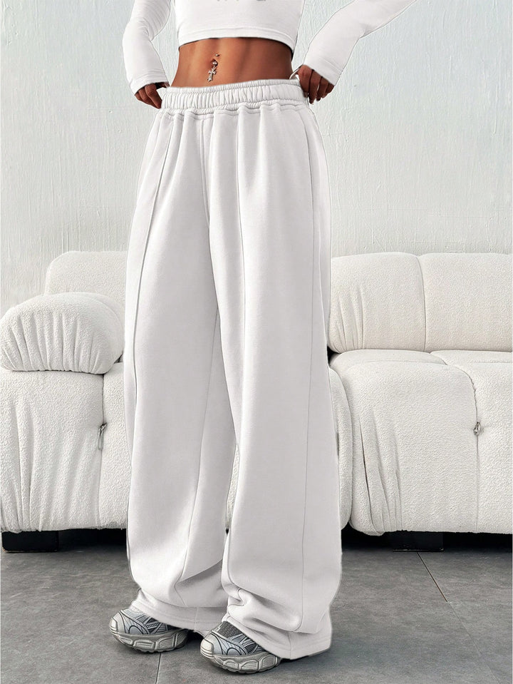 Pantaloni SHEIN, alb