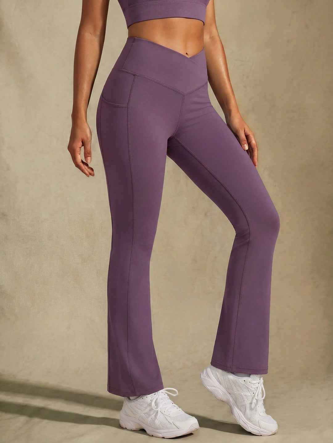 Pantaloni SHEIN, vișiniu