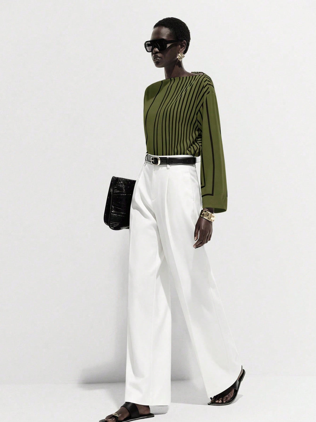 Bluza SHEIN, kaki